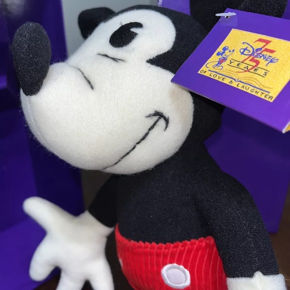 Disneyland Mickey Mouse 13" Plush Doll 75th Anniversary - Picture 4 of 6